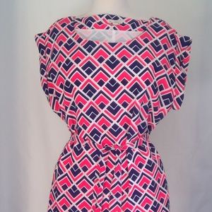 NWT Gap Pink/Blue mini Dress sz XS